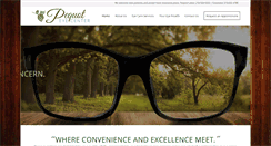 Desktop Screenshot of pequoteyecenter.com