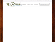 Tablet Screenshot of pequoteyecenter.com